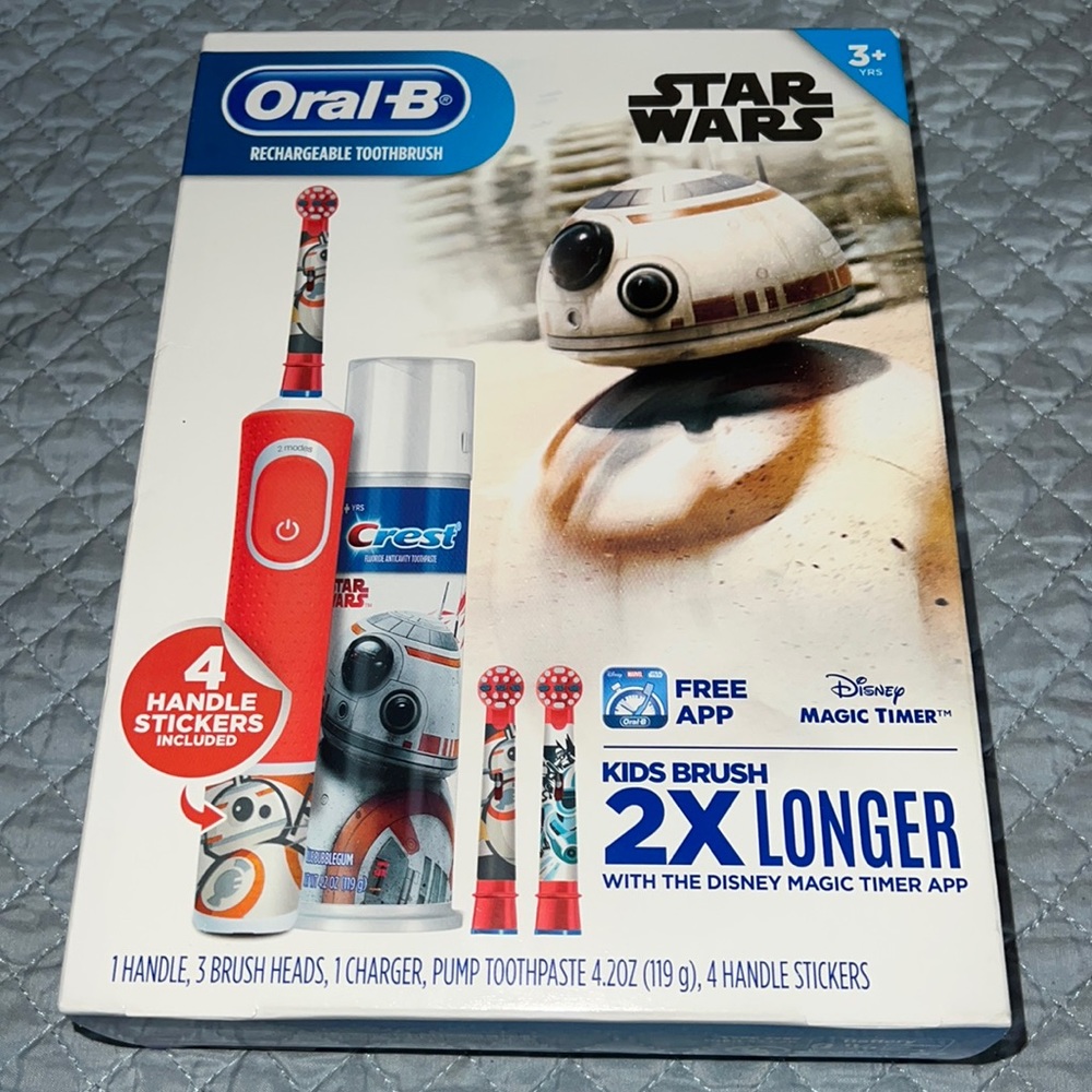 Star Wars Oral-B rechargeable toothbrush for  kids